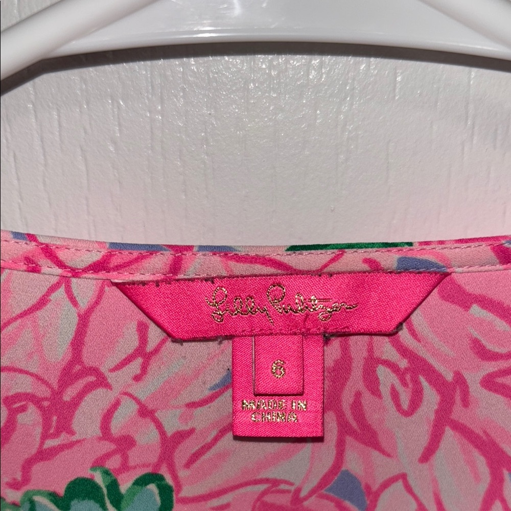 LIKE NEW! Lilly Pulitzer Cristiana Dress! - Picture 4 of 14
